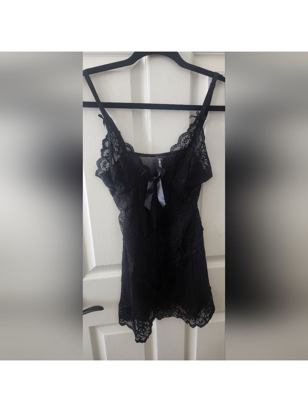 NWOT Fredericks Of Hollywood Sheer Baby Doll Empire Lace  Lingerie Sz XL